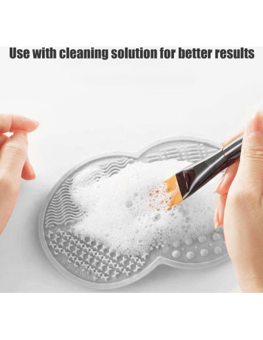 Alfombrilla de Limpieza de Brochas MR LION - Silicona Gris