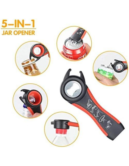 Abridor de Tarros y Botellas Otstar - Ergonomía Antideslizante