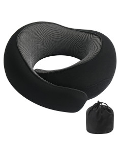Almohada de Cuello Ergonómica Badink JZ de Espuma de Memoria - Negro