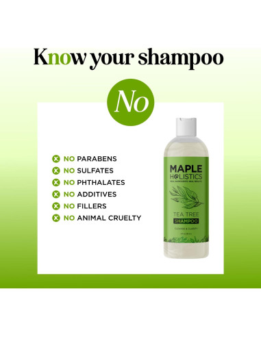 Champú Revitalizante Maple Holistics 236ml Árbol de Té