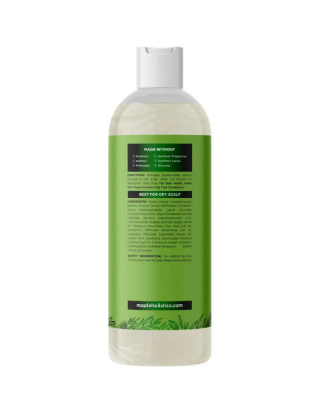 Champú Revitalizante Maple Holistics 236ml Árbol de Té