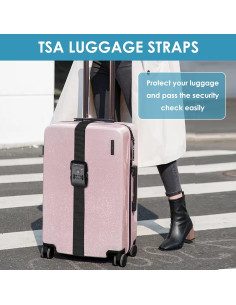 Correa de Equipaje Travel Inspira con Cerradura TSA 1-Pack 2