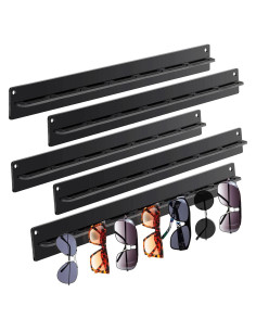 Organizador de Gafas de Sol Chunful 5 Piezas Acrílico Negro