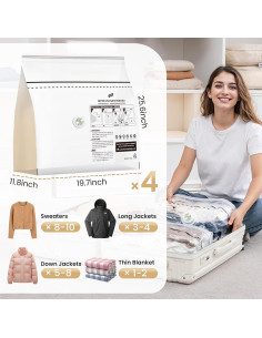Bolsas de Almacenamiento al Vacío TAILI 4 Mediano 63.5x48.3 cm 2