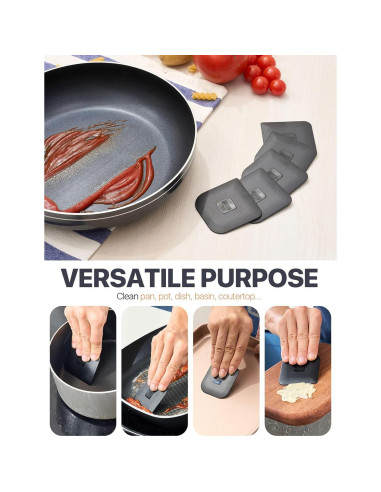 Raspador de Sartenes CLUEAPOP 5 Pcs Plástico Resistente