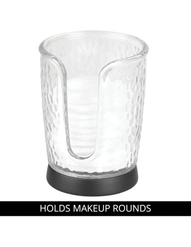 Dispensador de Vasos Desechables iDesign - 3 oz Transparente/Negro