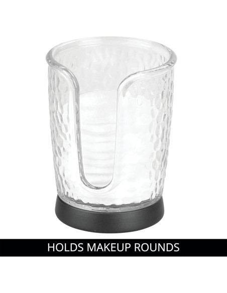 Dispensador de Vasos Desechables iDesign - 3 oz Transparente/Negro