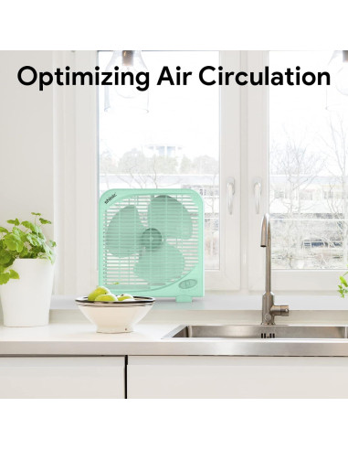 Ventilador de Mesa SHINIC 10" Silencioso 2 Velocidades Negro