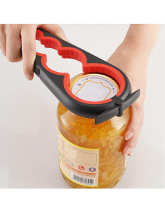 Abrebotellas Ergonómico GZLT 5-en-1 para Manos Débiles 2