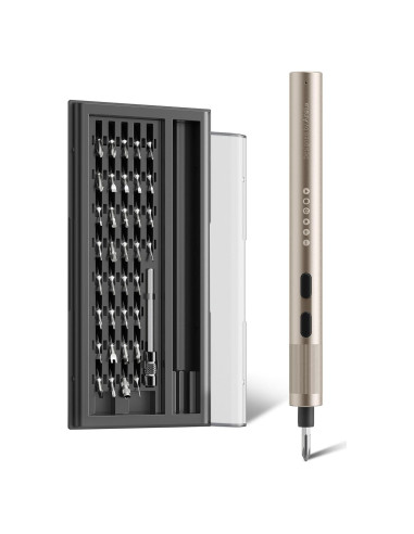 Destornillador Eléctrico Mini AmaLux 37 Puntas 3.7V Recargable