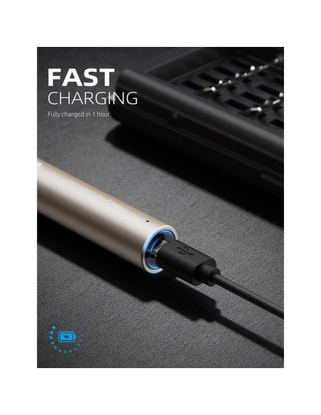 Destornillador Eléctrico Mini AmaLux 37 Puntas 3.7V Recargable
