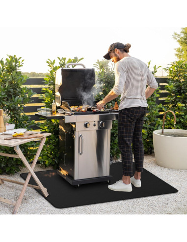 Alfombrilla Ignífuga Doble Cara FIREWESS 61x107 cm para Parrilla