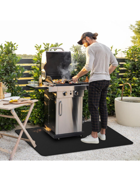 Alfombrilla Ignífuga Doble Cara FIREWESS 61x107 cm para Parrilla