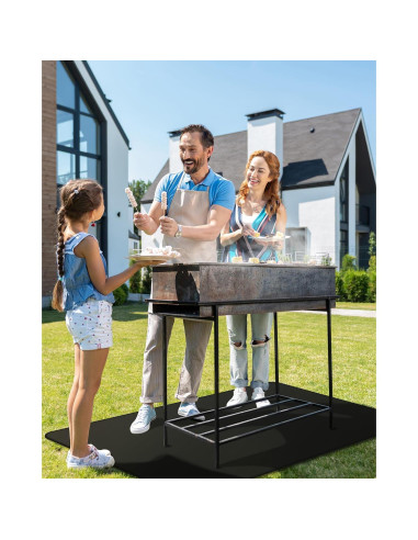 Alfombrilla Ignífuga Doble Cara FIREWESS 61x107 cm para Parrilla