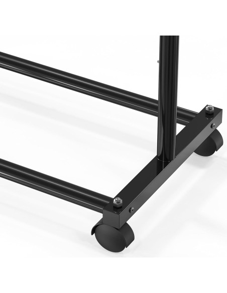 Perchero de Ropa Simple Houseware Negro Extensible 77-119 cm