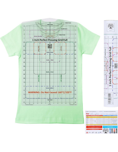 Guía de Prensado para Camisetas MTT PL - Alineación Precisa