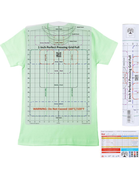 Guía de Prensado para Camisetas MTT PL - Alineación Precisa