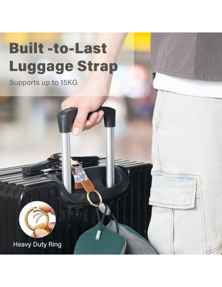 Correa de Transporte EKAX Ajustable para Equipaje 15kg