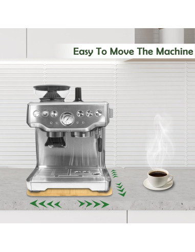 Deslizador de Bambú para Máquina de Espresso Breville 870/878