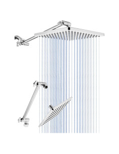 Cabezal de Ducha de Lluvia Cantando 8" + Brazo de 27.94 cm