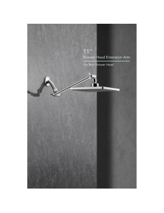 Cabezal de Ducha de Lluvia Cantando 8" + Brazo de 27.94 cm 2