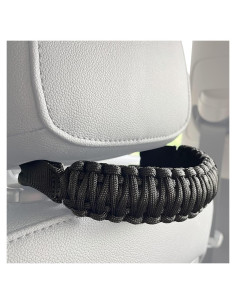 Mangos de Agarre para Reposacabezas ROMASO - 2 Pack Negro