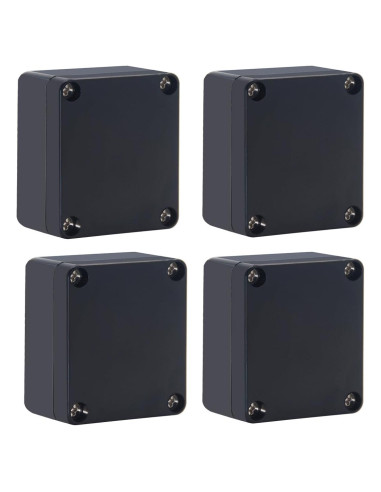 Caja de Proyecto IP65 Raculety 6.35x5.84x3.30 cm ABS Negra