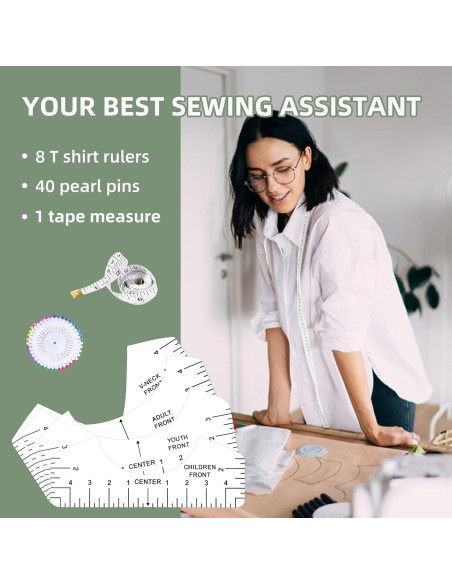 Conjunto de 10 Reglas para Camisetas MFJUNS - PVC Flexible