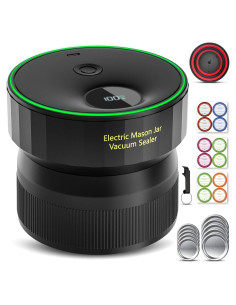 Sellador al vacío eléctrico Attikbiz VP09 para tarros de mason