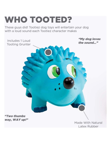 Juguete para Perros Outward Hound Tootiez Erizo Grunidor