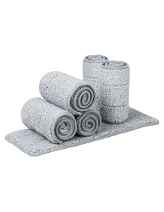 Paños de trapeador de microfibra SUNKI 32" Reemplazo 6 unidades