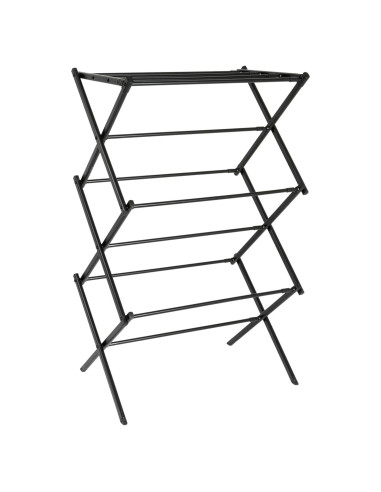 Soporte de Secado Plegable Household Essentials 108 cm Negro