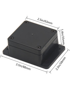 Caja de Conexiones Zulkit IP65 Plástico ABS 63x58x35mm (Paquete de 2) 2