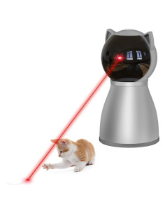 Juguete láser automático para gatos YVE LIFE gris 3 modos
