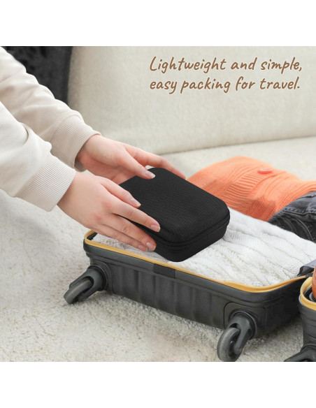 Organizador de Gafas de Sol Mkono Negro 3 Ranuras Ajustables