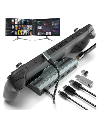 Estación de Acoplamiento 6-en-1 BDFFLY para Steam Deck 4K