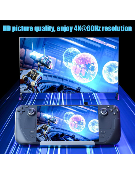 Estación de Acoplamiento 6-en-1 BDFFLY para Steam Deck 4K