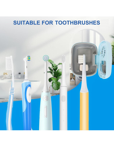 Estuche de viaje para cepillo de dientes BY4U con secado