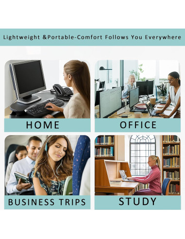 Reposamuñecas Ergonómico OUEST Nube con Espuma de Memoria