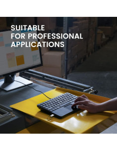 Teclado Mini USB Perixx PERIBOARD-525 con Touchpad Integrado 2