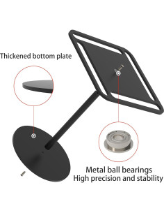 Soporte Giratorio de Acrílico LoengMax para Gafas - Negro 2