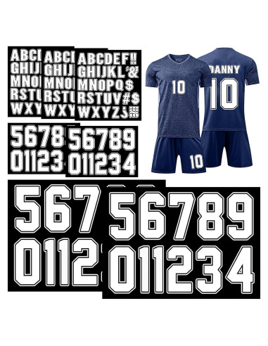 190 Piezas Letras y Números Termoadhesivos Fuutreo 5-20 cm