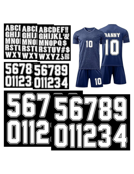 190 Piezas Letras y Números Termoadhesivos Fuutreo 5-20 cm