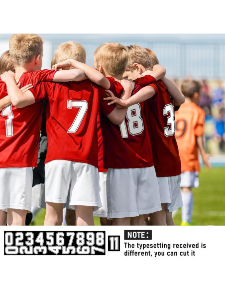 190 Piezas Letras y Números Termoadhesivos Fuutreo 5-20 cm