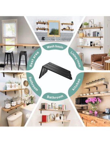 Soportes de Encimera en L WINKER 10" x 6" x 2.5" 2 Paquete