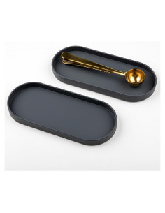 Bandeja Organizadora de Silicona Lazy K Gris 21.8x9.4cm