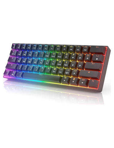 Teclado Mecánico HK GAMING GK61s 61 Teclas RGB Programable