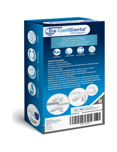 Paquete de 3 Protectores Bucales Moldables ConfiDental