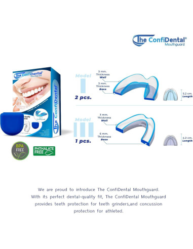 Paquete de 3 Protectores Bucales Moldables ConfiDental