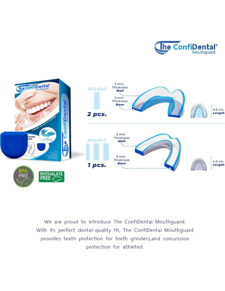 Paquete de 3 Protectores Bucales Moldables ConfiDental